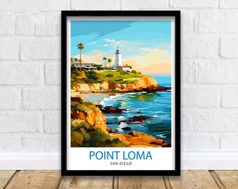 Resetavla i Point Loma, San Diego | Väggdekoration i Point Loma, Poster i Point Loma, Resetavlor i San Diego, Konstavla i Point Loma