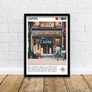 Japan Travel Print  Japan Wall Decor Japan Poster Japan Travel Prints Japan Art Print Japan Illustration Japan Wall Art