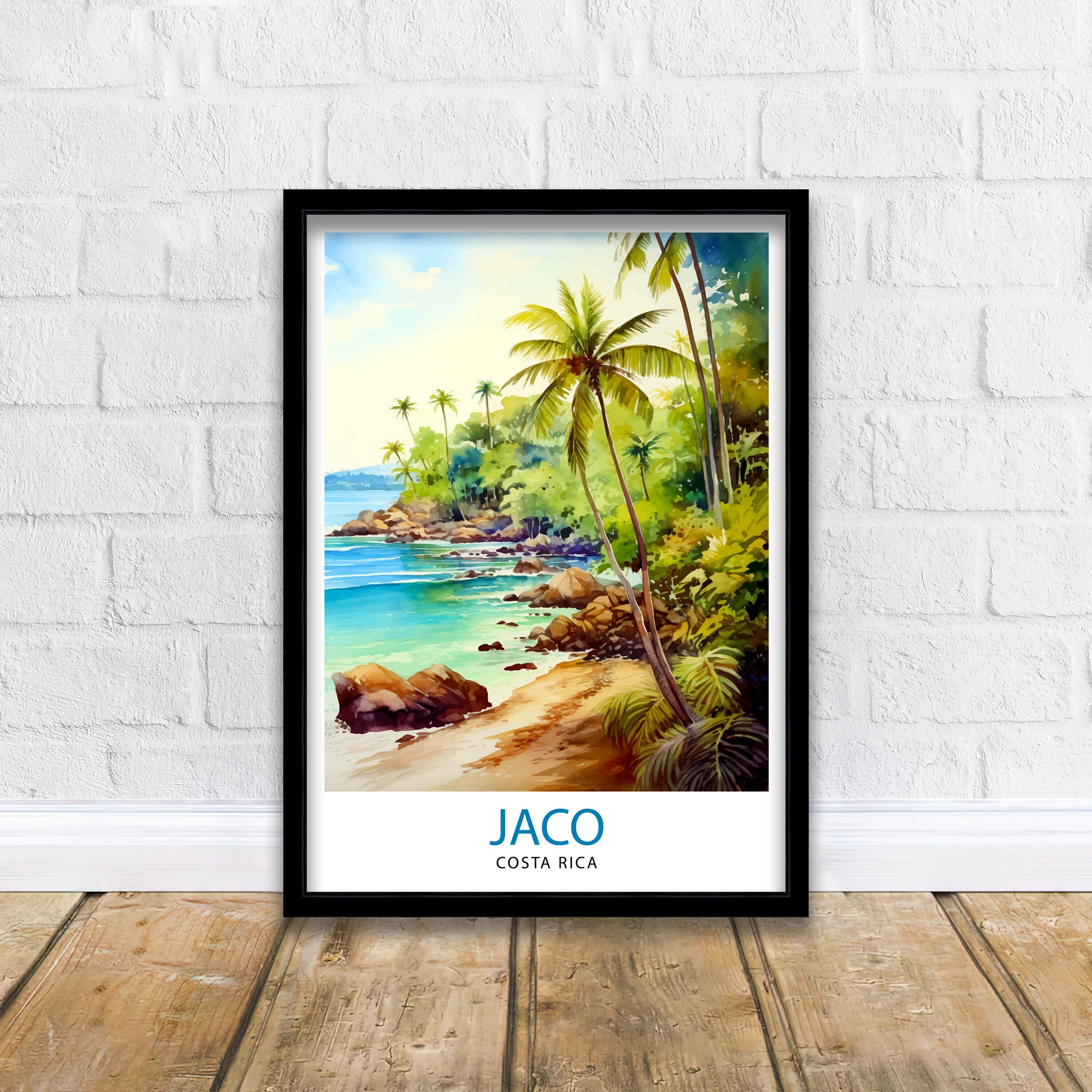 木版画『Tropical paradise 』 Wooden Print Tropical Paradise | eBay