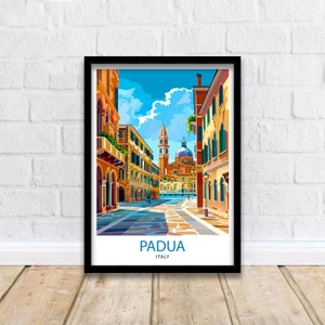 Padova Italia Viaggio Stampa Decorazione da Parete Arte da Parete Padova Arazzo da Parete Arredamento per la Casa Padova Regalo Amanti dell'Arte Italia Amante dell'Arte Regalo Stampa Arte