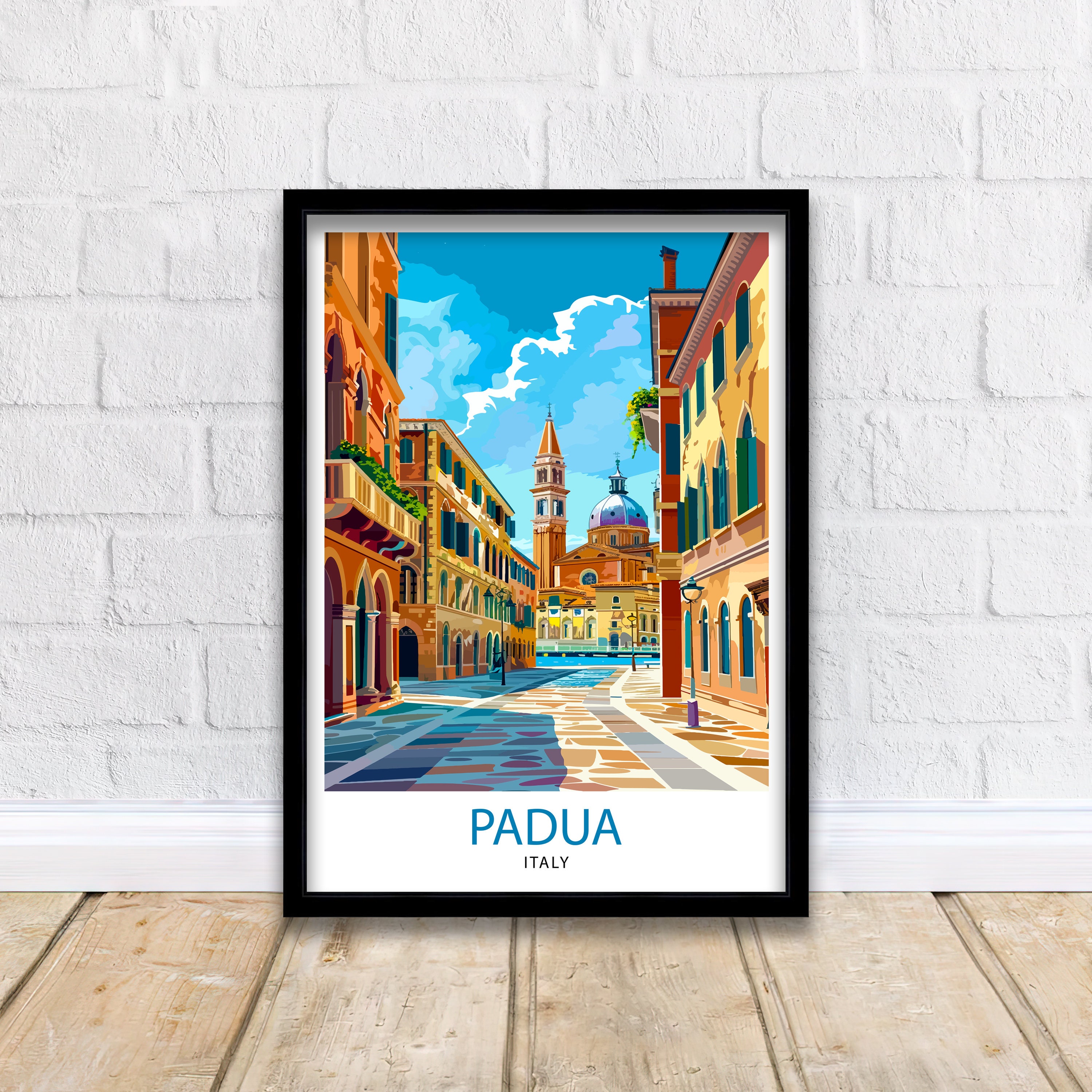 Padua Italy Travel Print Wall Decor Wall Art Padua Wall Hanging Home Décor Padua Gift Art Lovers Italy Art Lover Gift Print Art