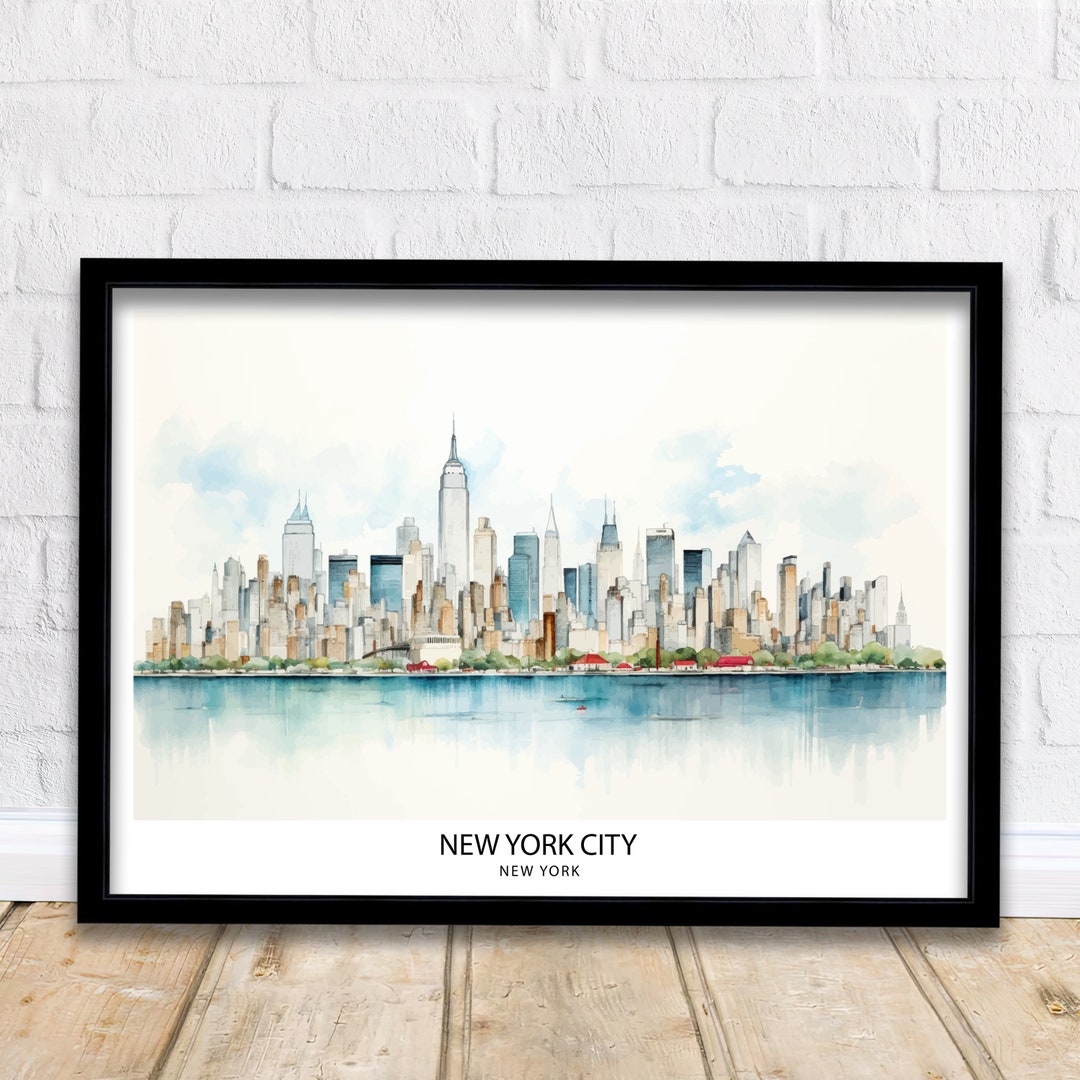 New York City Travel Print Wall Decor Wall Art New York City Wall ...