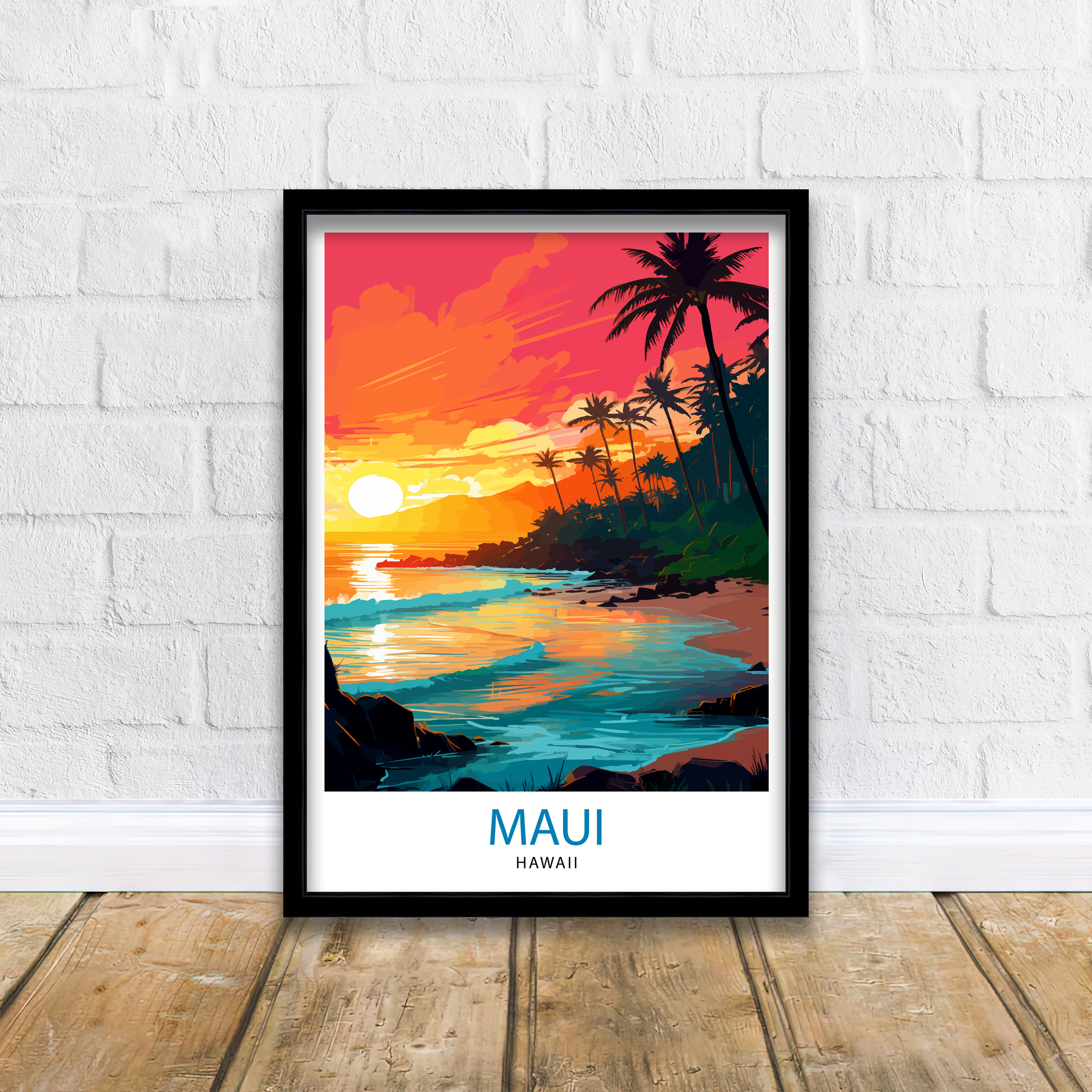 洋書 Aloha Spirit Hawaiian Art &popularDesign Flower Surfboard Aloha Spirit- Wooden Floral Surfboard Wall Art