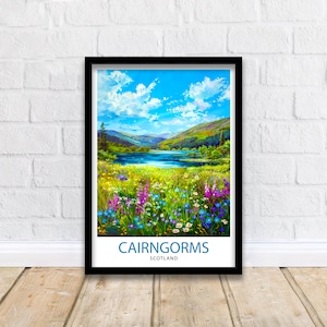 Cairngorms National Park Scotland Travel Print Wall Decor Wall Art Cairngorms Wall Hanging Home Décor Cairngorms Gift Art Lovers Scottish