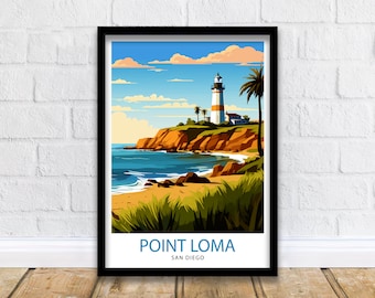 Resetavla i Point Loma, San Diego | Väggdekoration i Point Loma, Poster i Point Loma, Resetavlor i San Diego, Konstavla i Point Loma