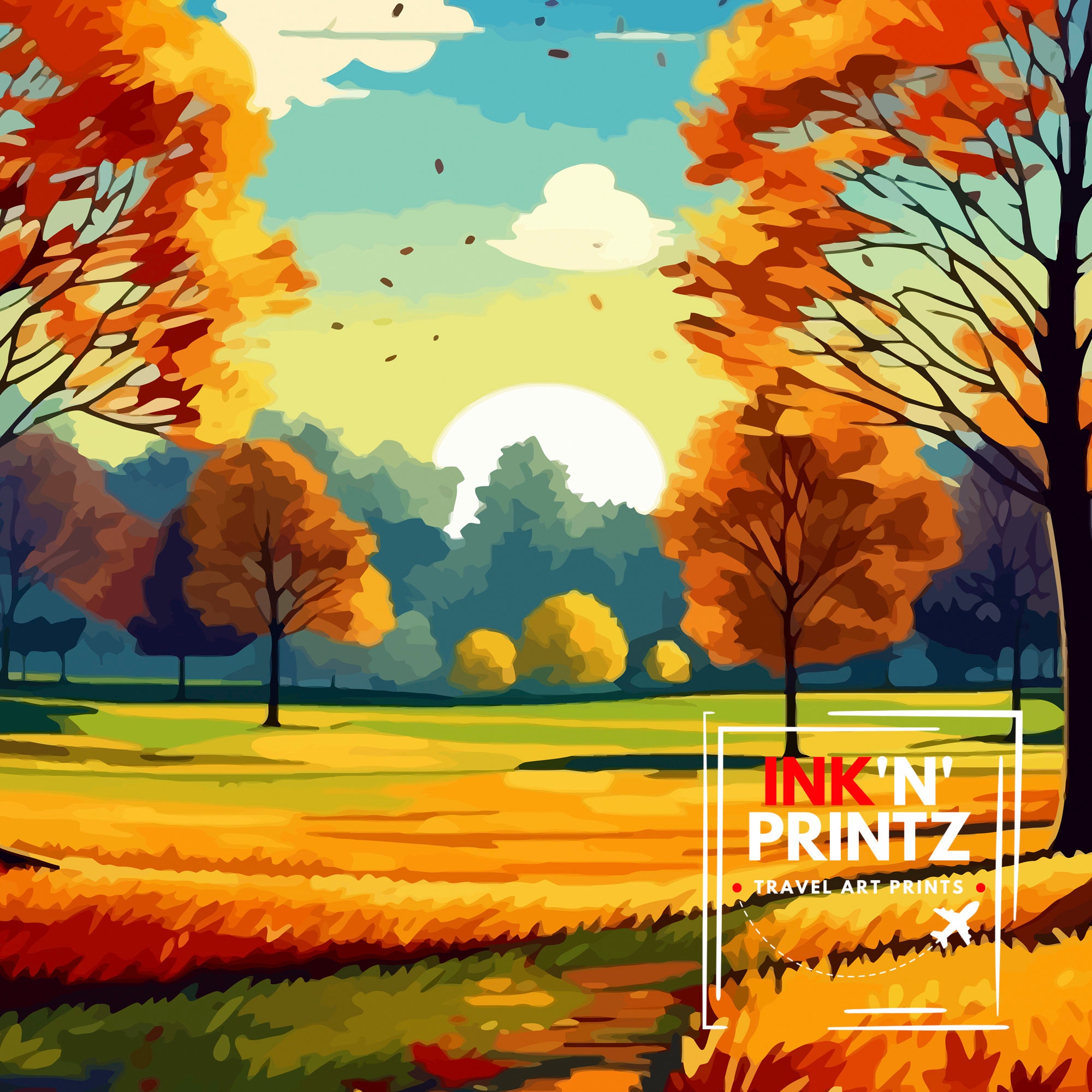 Prospect Park Brooklyn Travel Print| Brooklyn Wall Decor Prospect