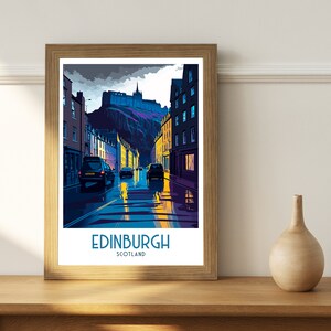 Edinburgh Scotland Travel Print Edinburgh Wall Art Edinburgh Home Decor ...