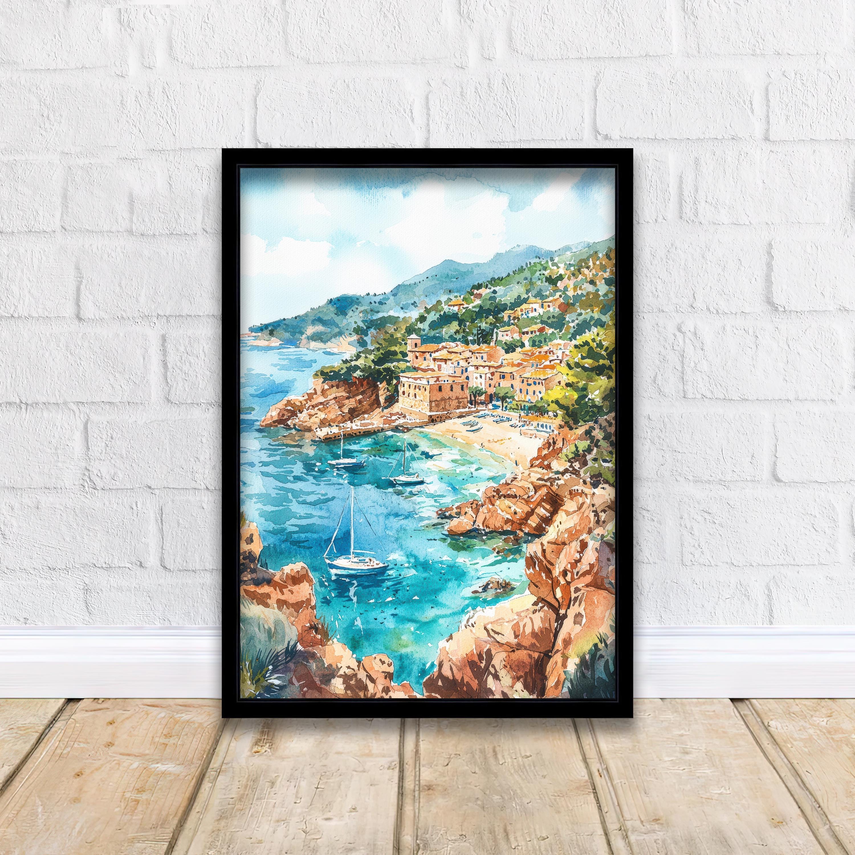 油絵(スペイン) パリ 風景画 絵画 フランス 油絵 油彩画 中野克彦 「赤いカフェ」 額