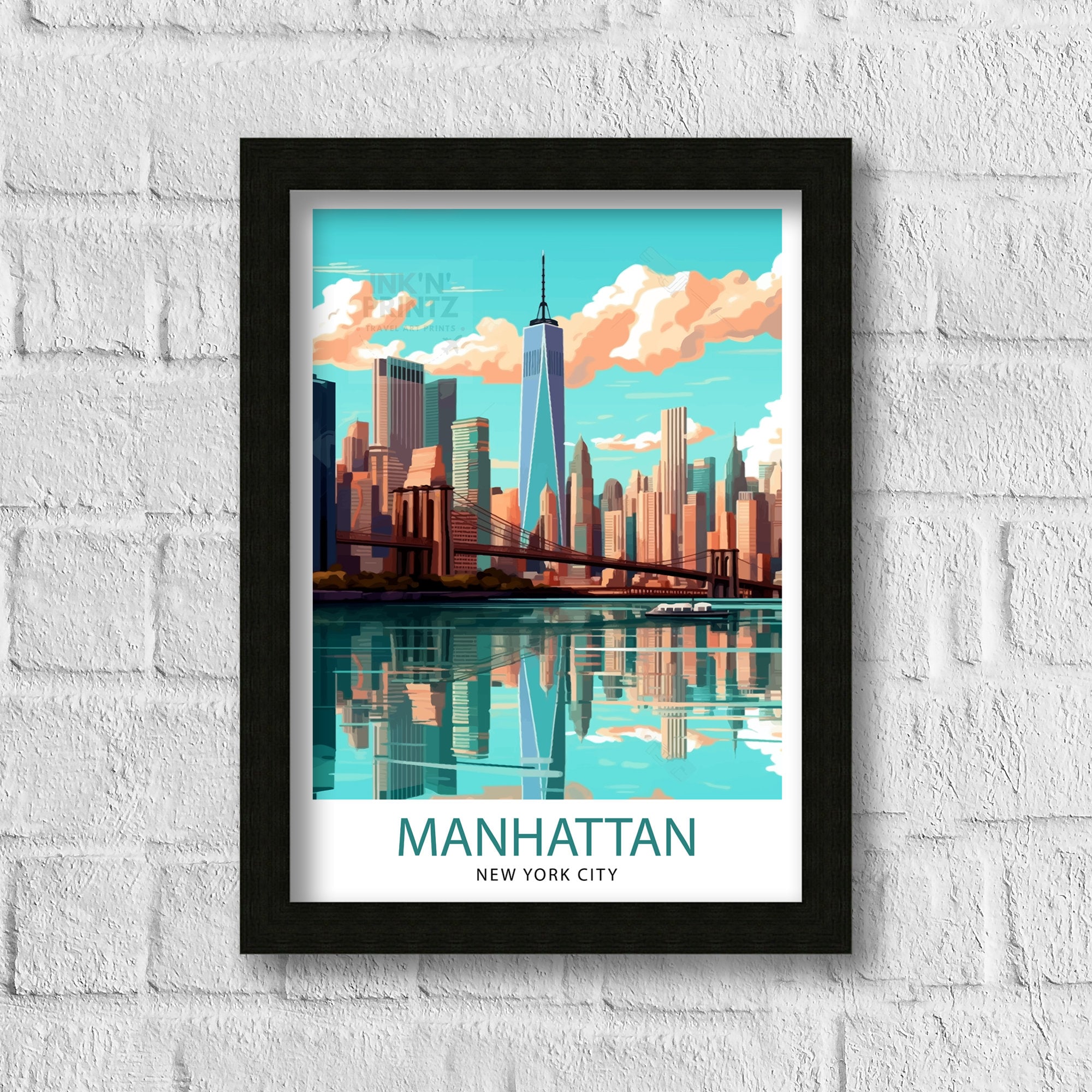 Art City 1: Making It in Manhattan [DVD](中古品) Manhattan New York City Travel Print| Manhattan Wall Decor