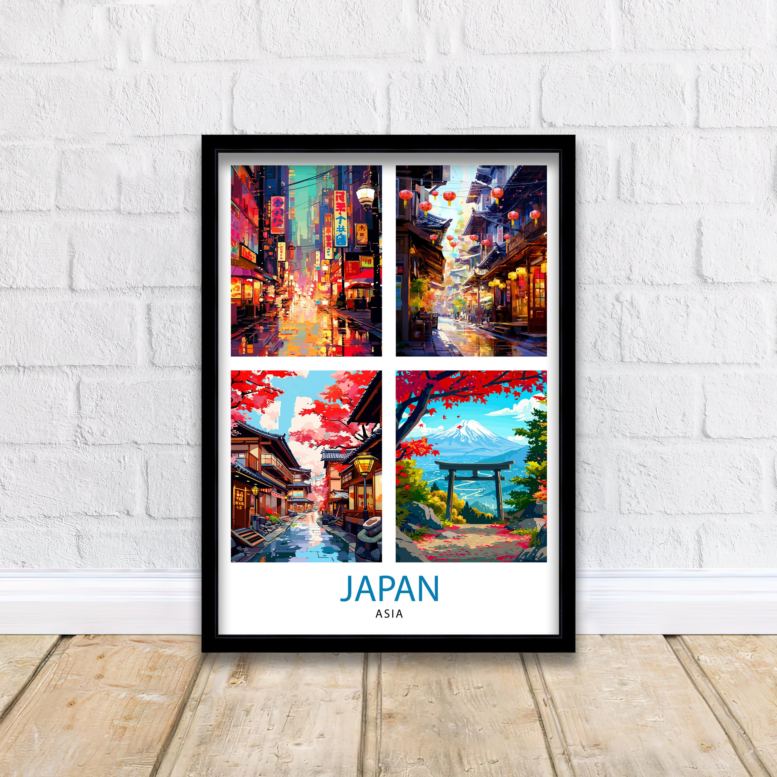 Japan Travel Print Wall Decor Wall Art Japan Wall Hanging Home Décor ...