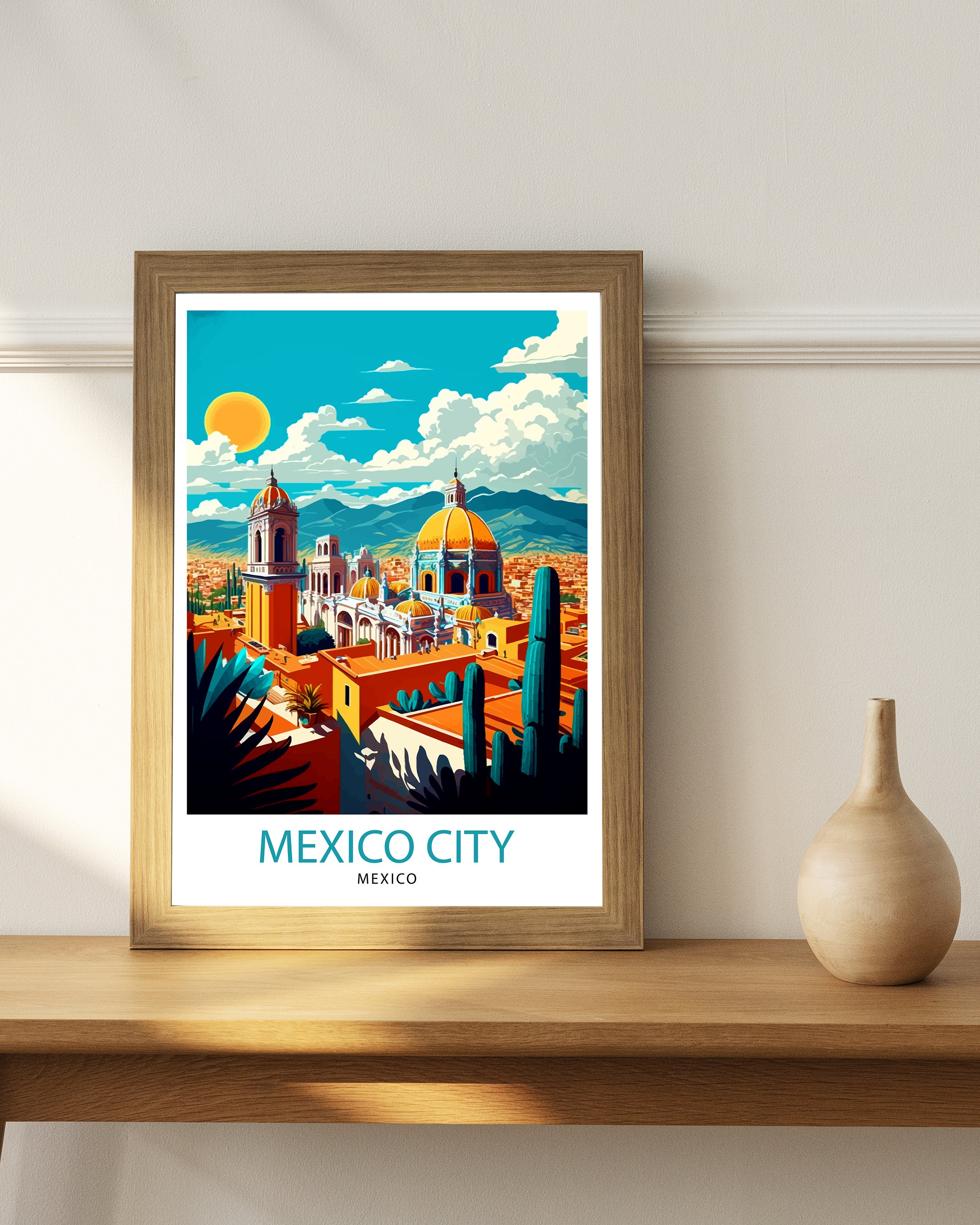 Mexico City Travel Print Mexico City Wall Decor Mexico City Home Living  Decor Mexico City Illustration Travel Poster Gift for Mexico City - Etsy | Poster