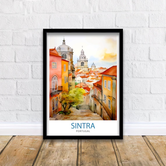 Sintra Portugal Print  Sintra Wall Decor Sintra Poster Sintra Art Print Sintra Wall Art Gift for Sintra Travel Sintra Home Decor