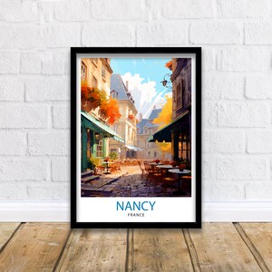 Nancy France Travel Print| Nancy Wall Decor Nancy Poster France Travel Prints Nancy Art Print Nancy Illustration Nancy Wall Art France Print