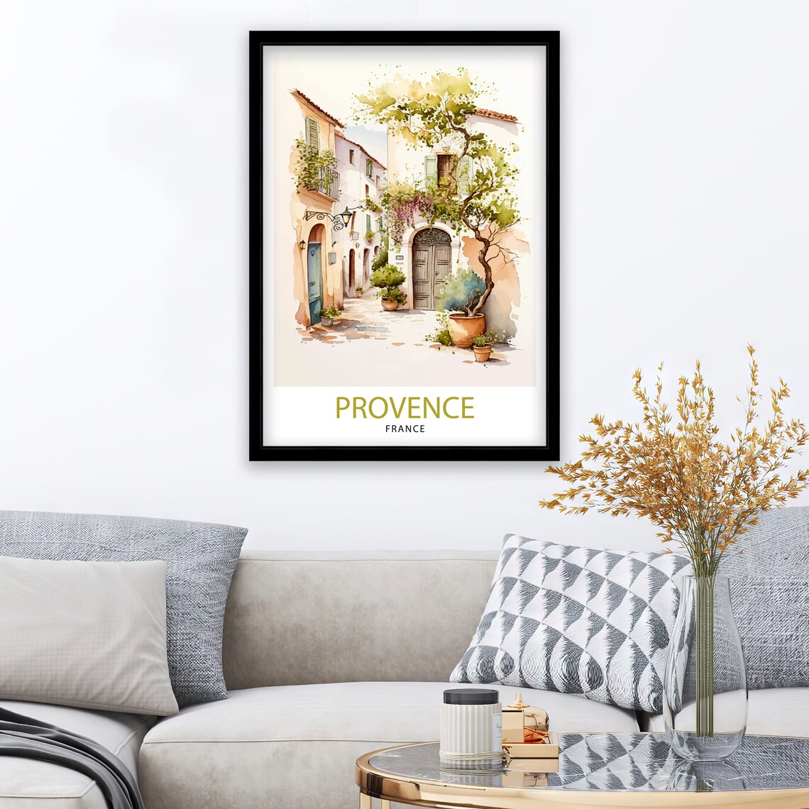 Provence France Travel Print Provence Wall Decor Provence Home Living ...