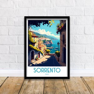 Sorrento Italy Travel Print Sorrento Wall Decor Sorrento Poster Italy Travel Prints Sorrento Art ...