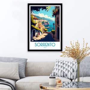 Sorrento Italy Travel Print Sorrento Wall Decor Sorrento Poster Italy Travel Prints Sorrento Art ...