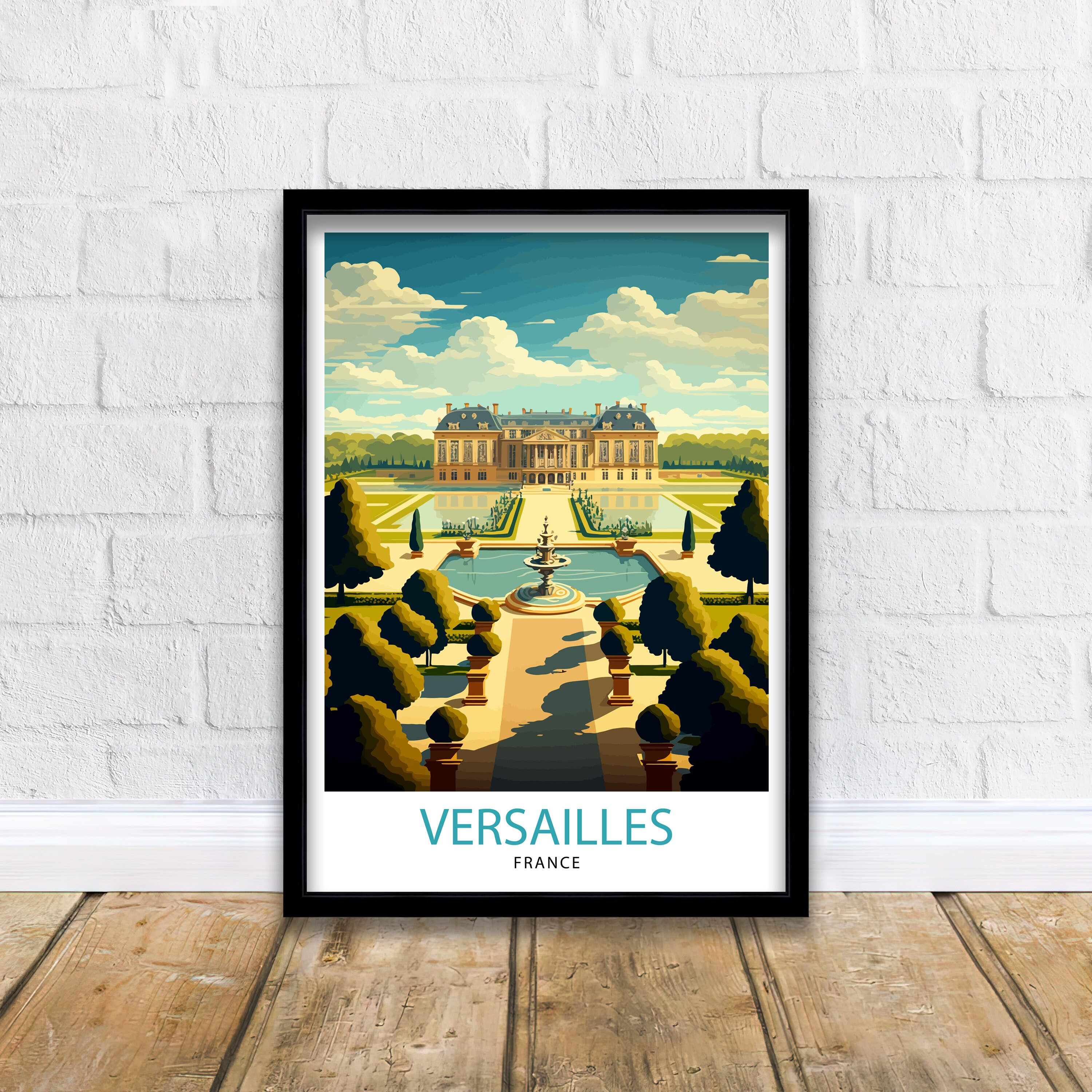Versailles France Travel Print Versailles Wall Decor Versailles