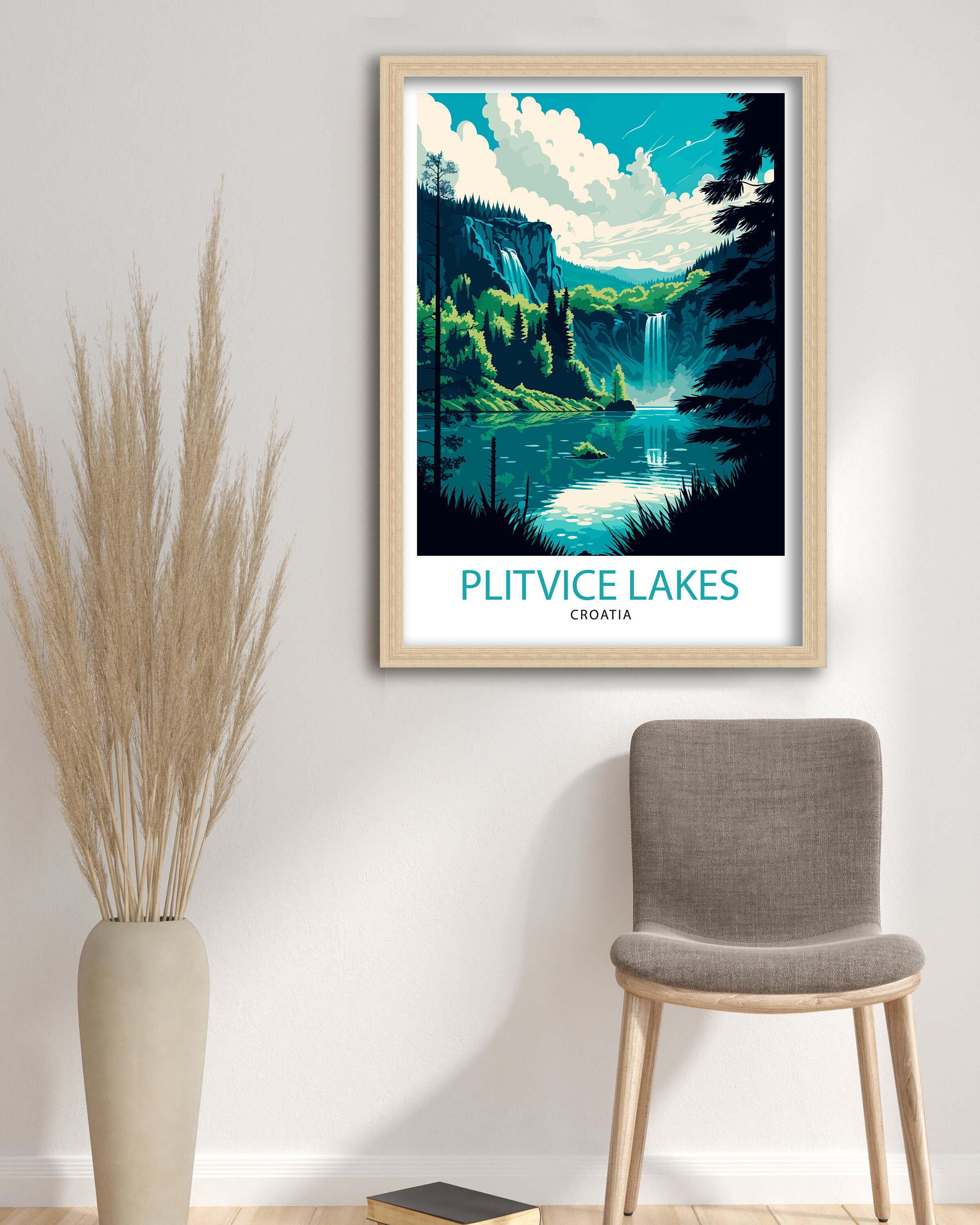 Discover Lacs De Plitvice Croatie Affiche