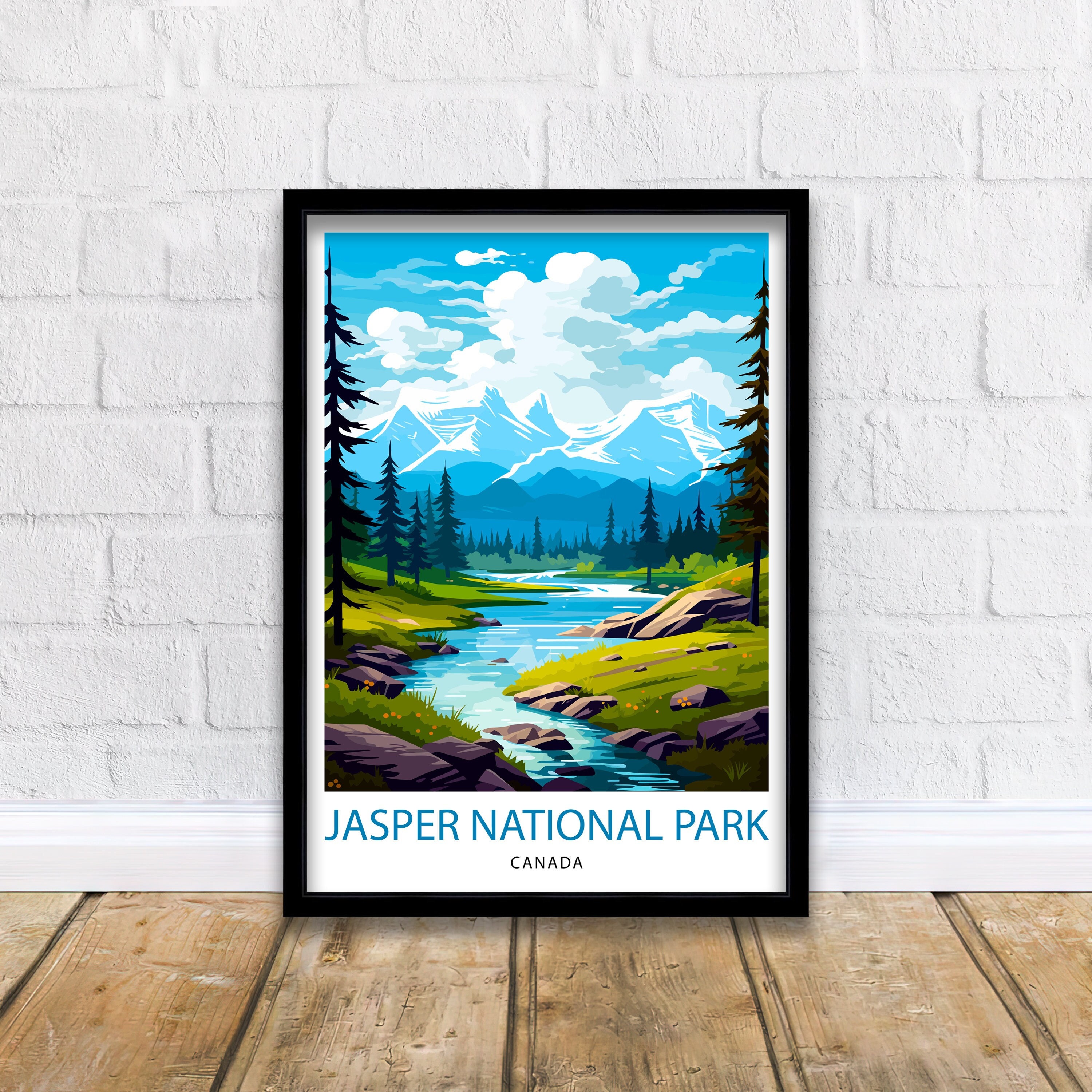 Jasper Canada Poster - Etsy Israel