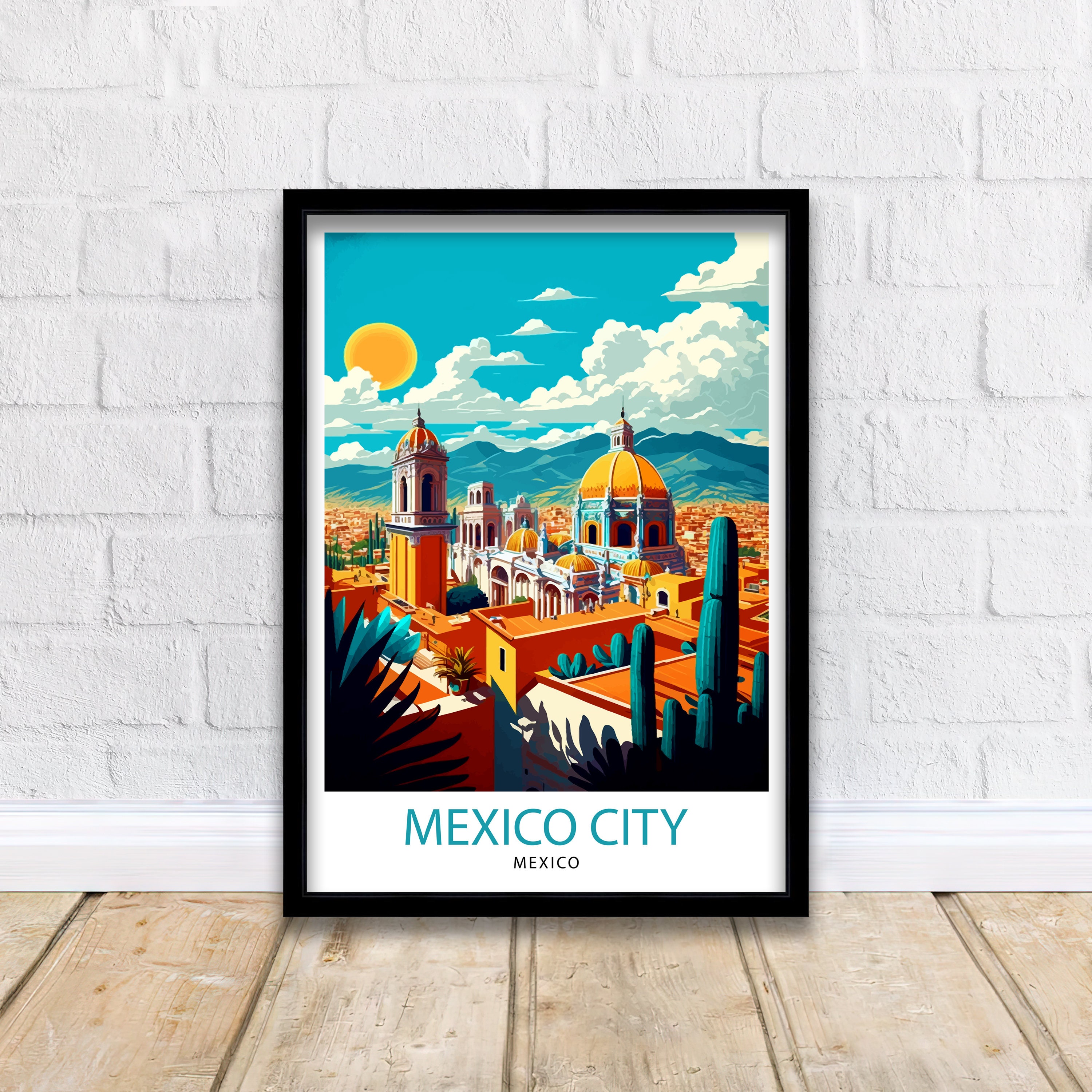 Print City Living City Wall Mexico Mexico for City Poster Mexico Mexico Decor Etsy Gift - Decor City Travel Travel Mexico Illustration City Home