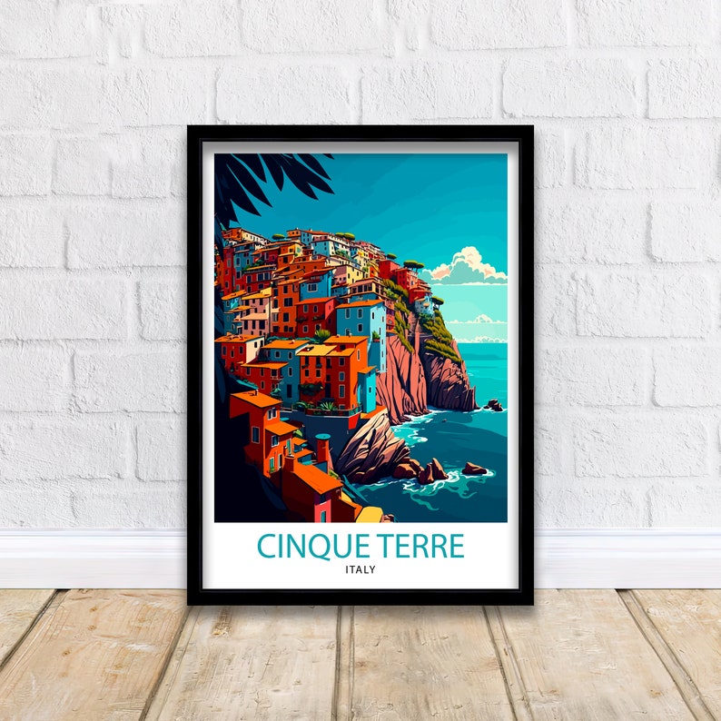 Cinque Terre Italy Travel Print Cinque Terre Wall Decor Cinque - Etsy
