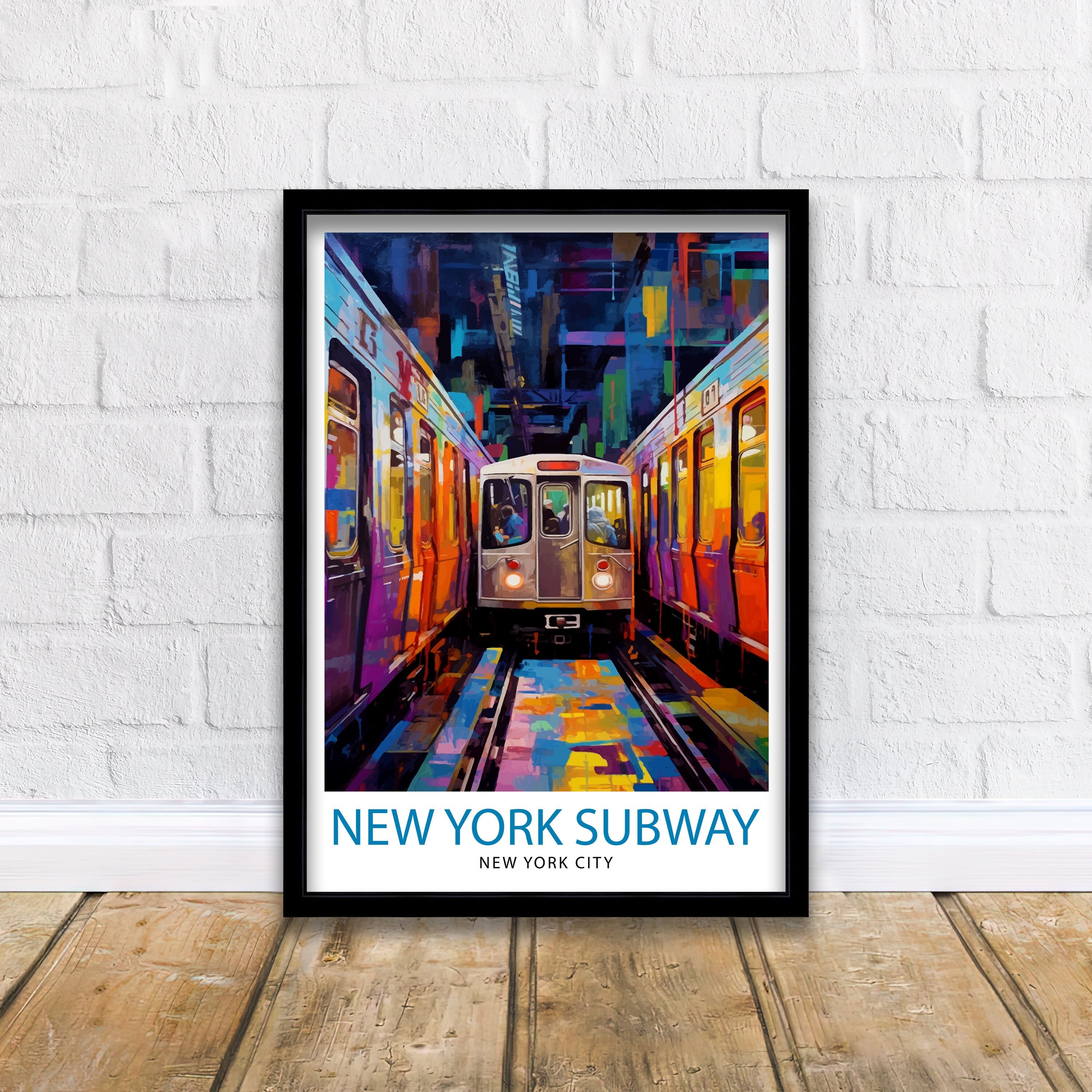 New York Subway Print| NYC Subway Wall Decor New York City