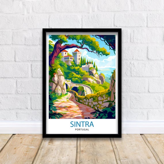 Sintra Portugal Print  Sintra Wall Decor Sintra Poster Sintra Art Print Sintra Wall Art Gift for Sintra Travel Sintra Home Decor