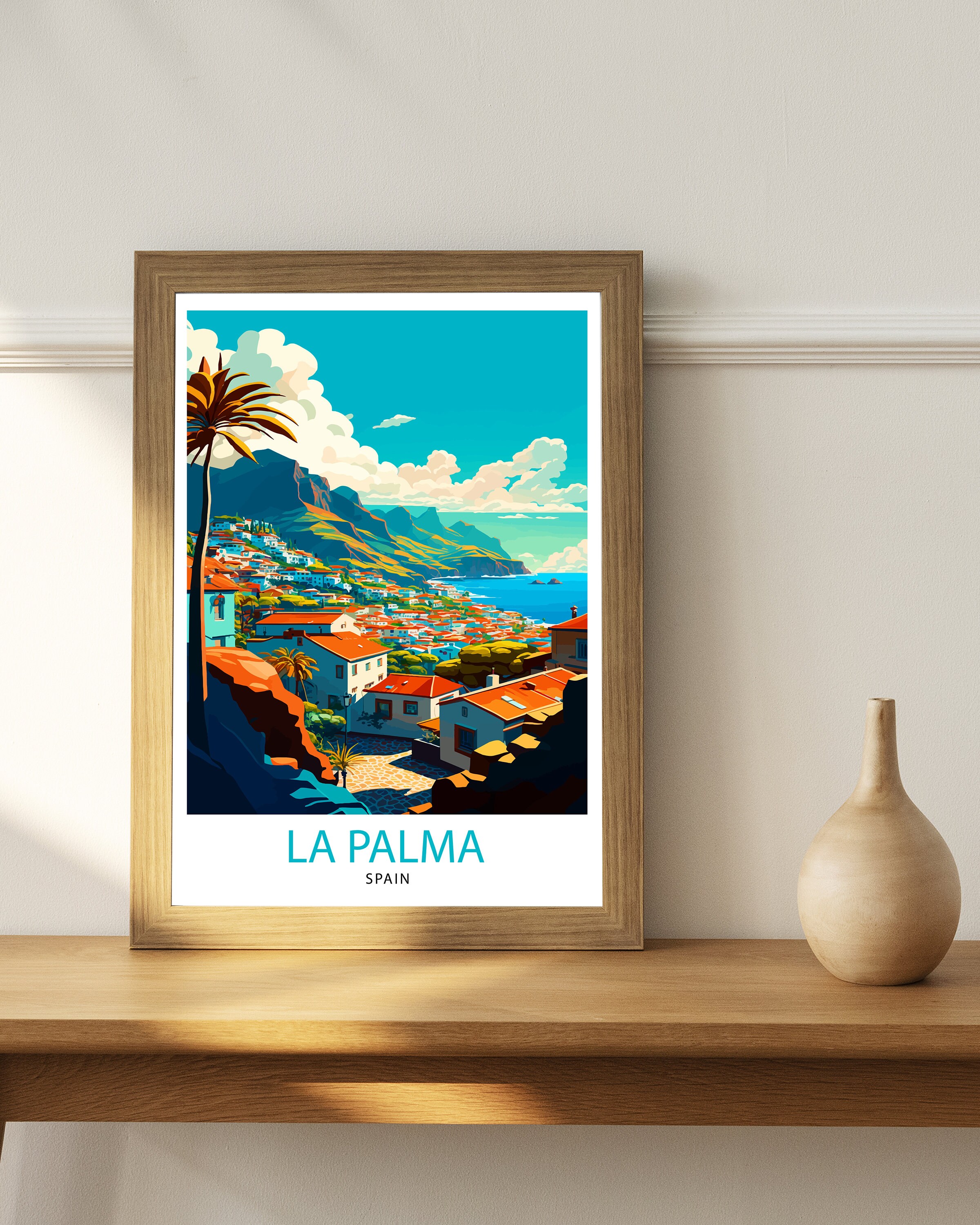 La Palma Travel Print La Palma Wall Art La Palma Home Decor La