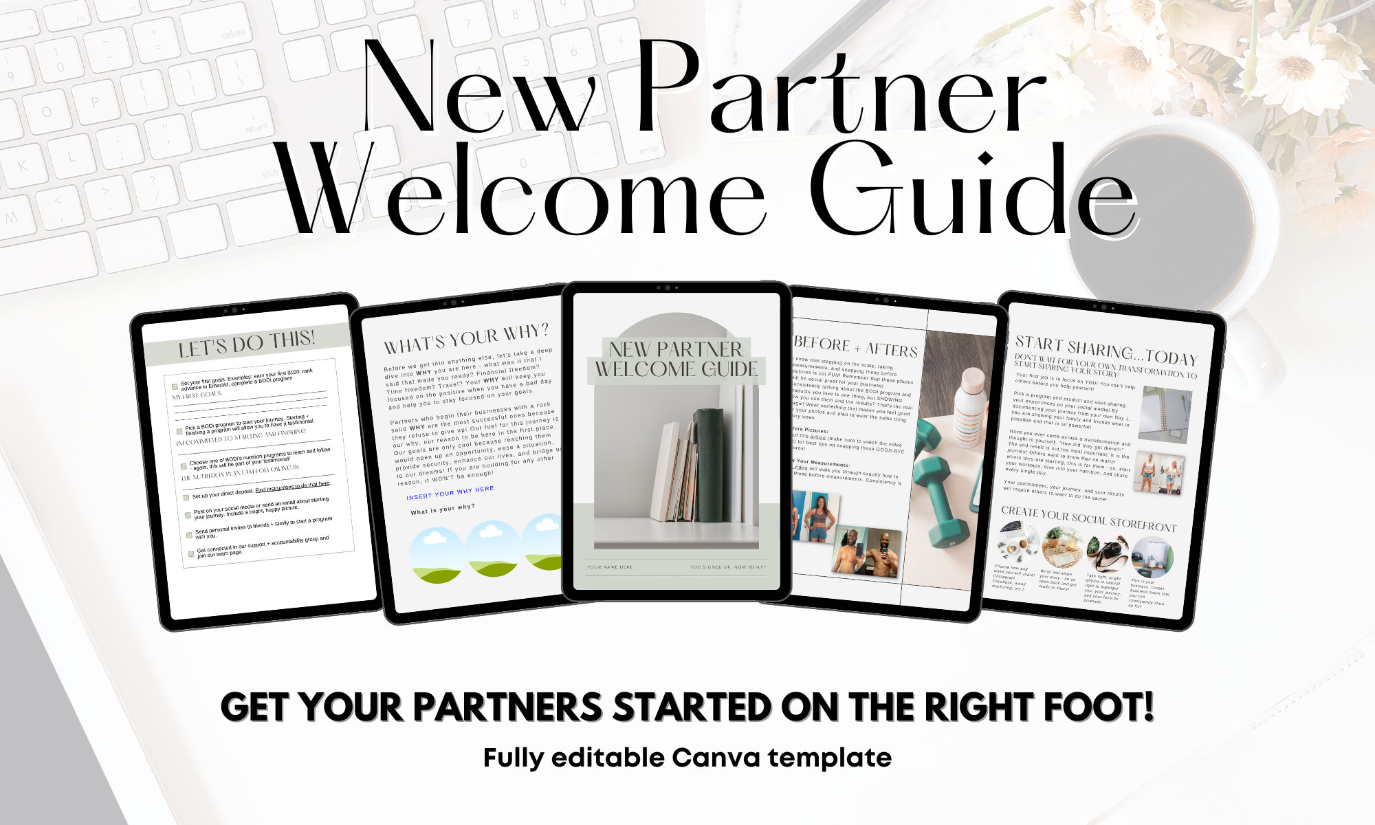 New Partner Guide for Bodi Partners Beachbody Etsy