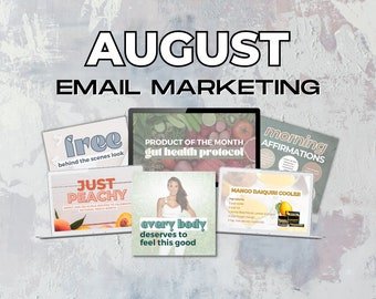 August Monthly Newsletter Content for BODi Partners | Beachbody Coaches | Email Marketing Templates