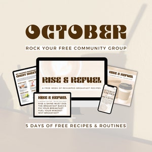 Rise & Refuel October Free Group Guide for BODi Partners | Beachbody Coaches