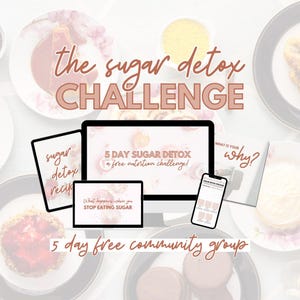 Sugar Detox 5-Day Free Group Guide for Health + Wellness Coaches