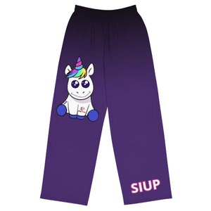 All-over print unisex wide-leg pants