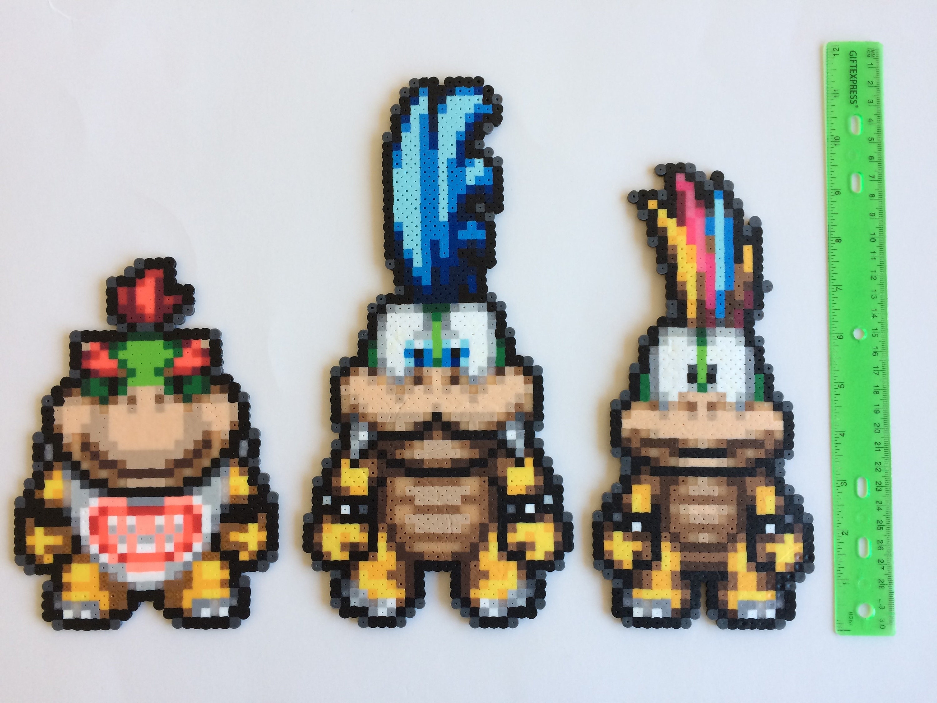 Super Mario World Koopalings Perler Bead Patterns