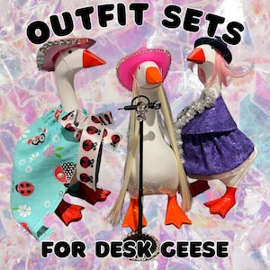 Desk Goose Accessories, Desk Goose Hats, Desk Goose Outfit, Silly Goose Clothes