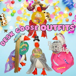 Desk Goose Outfit, Desk Goose Accessories, Goose Accessories, Desk Goose Clothes