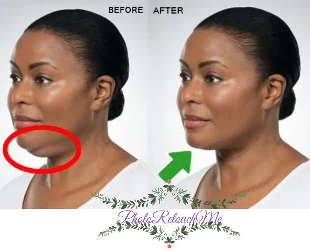 Double Chin Photo Retouch , Double Chin Removal , Photo Retouch for
