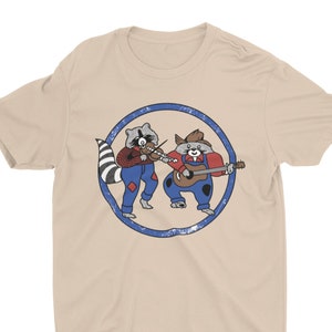 Dierlijke Bluegrass Jam, Bluegrass Shirt, Outlaw Country Shirt, Country Music Shirt, Banjo Gift, Banjo Shirt, Fiddle Shirt, Klassiek Land Tee