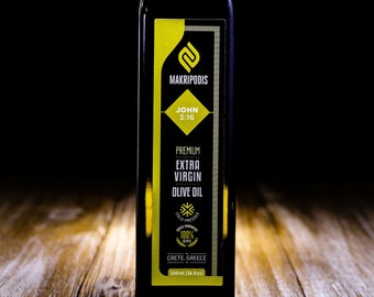 Greek Extra Virgin Olive Oil, Cold Pressed, NO Additives, NO preservatives & Gluten Free. 750 ML (25.4 oz)