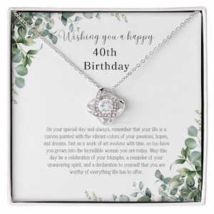 40th Birthday Gift For Women, 40th Birthday Jewelry, Birthday Gifts for Her, Minimalist Necklace, Birthday Gift for Her, Gifts for Her