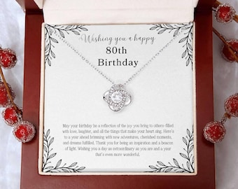 80th Birthday Gift For Women, 80th Birthday Gift, 80th Birthday, Birthday Gifts for Her, Minimalist Jewelry, Gifts for Mom, Gifts for Her