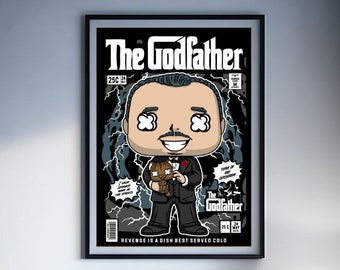 The God Father Funko Poster Wall Art