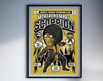 Scorpion Funko Poster Wall Art