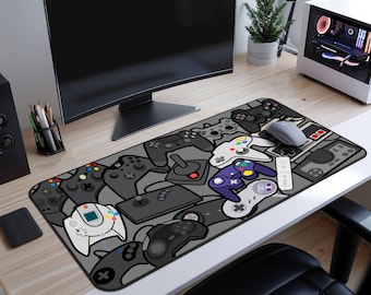 Large Gaming Controller Mouse Pad Desk Mat