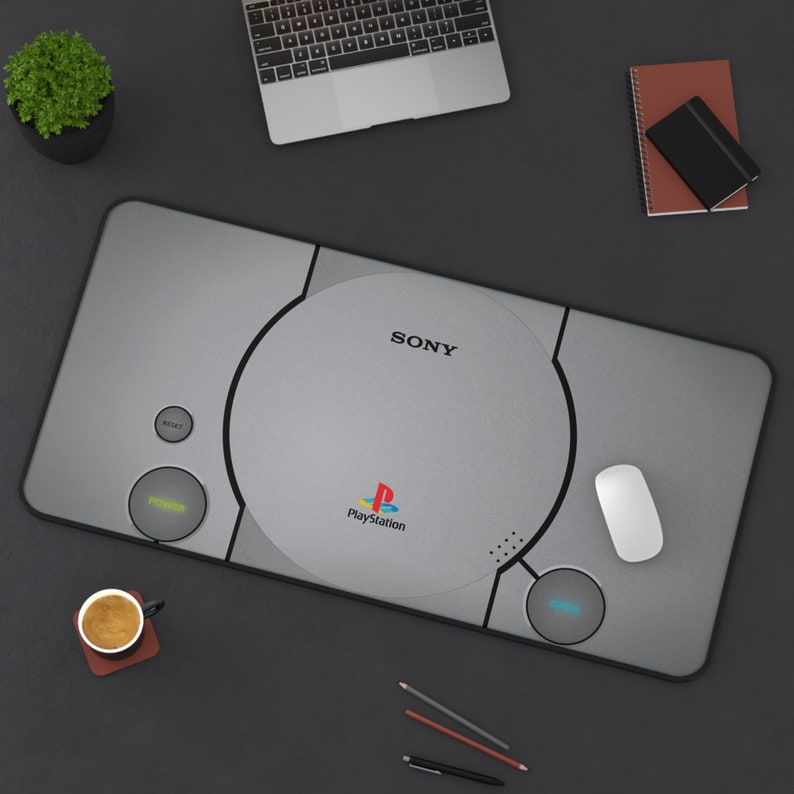 Large Playstation PS1 Desk Mat Mouse Pad - Etsy