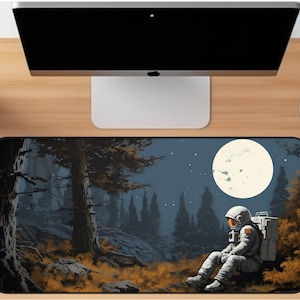Large Astronaut Mousepad, Xxl Mousepad, Cool Mouse Pad, Extra Large Mouse Pad