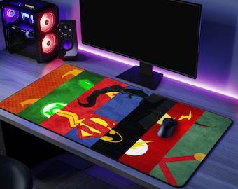 Tapete de mesa da Liga da Justiça Mouse Pad Playmat