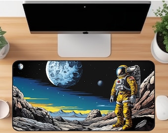 Large Astronaut Mousepad, Xxl Mousepad, Cool Mouse Pad, Extra Large Mouse Pad