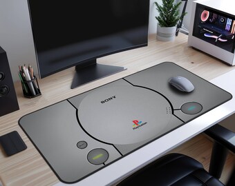 Large Playstation PS1 Desk Mat Mouse Pad
