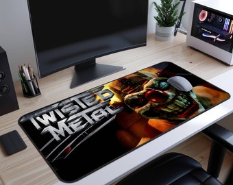 Twisted Metal Desk Mat Mouse pad